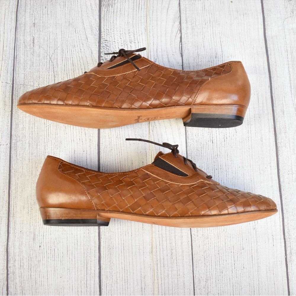 Sesto Meucci Basket Weave Womens Oxford Derbies Shoes 11N - Picture 4 of 7